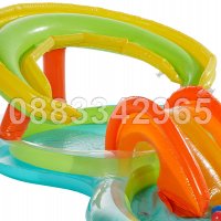 НОВИ! Голям детски басейн с пързалка / Център за игра / 308 литра, снимка 2 - Басейни и аксесоари - 39882411