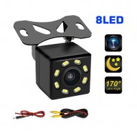 Универсална IR Камера за задно виждане с нощен режим - код 8 LED, снимка 2 - Аксесоари и консумативи - 34287384
