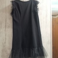 Черна модерна рокля, снимка 3 - Рокли - 41418090