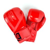 Боксови ръкавици Изкуствена кожа Indigo Червен, снимка 3 - Бокс - 42003764