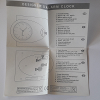 часовник будилник дизайнерски, уникален, кварцов за маса, снимка 7 - Други - 36213610