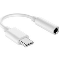 Кабел преходен, Type-C(м), 3,5mm STEREO JACK(ж), 0.12m, снимка 1 - USB кабели - 42660247