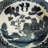Порцеланова, чиния,чинийка с Азиятски мотиви, снимка 2 - Колекции - 36228897