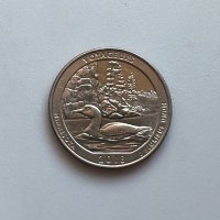 Quarter Dollar 2018г, снимка 1 - Нумизматика и бонистика - 42412144