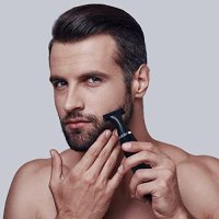 Нов Мъжки комплект за подстригване на брада тяло/Тример , снимка 2 - Друга електроника - 41476787
