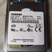 Хард диск Toshiba 80 GB, Япония. , снимка 2 - Външни хард дискове - 36410201