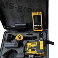 4D ЛАЗЕРЕН НИВИЛИР DeWalt С 16 линии 4 точков Зелен Лъч + ПРИЕМНИК 30М, снимка 3 - Куфари с инструменти - 41946645