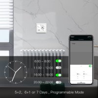 MoesGo Smart WI-FI програмируем термостат 16A/температурен контролер за ел. отопление,Tuya/SmartLife, снимка 11 - Други - 40804219