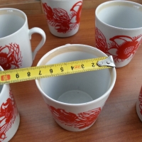 Руски порцеланови чаши за чай, снимка 4 - Антикварни и старинни предмети - 36084337