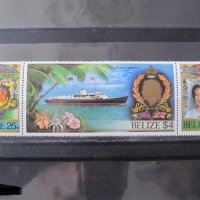 Чисти марки Кралица Елизабет II Кораб от Белиз , снимка 1 - Филателия - 40774452