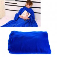 Одеяло с ръкави SNUGGIE - син и червен, снимка 3 - Олекотени завивки и одеяла - 39063880