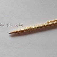 Montblanc позлатен химикал / Mont Blanc химикалка , снимка 1 - Колекции - 39145670