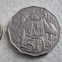 Австралия. Лот .5, 10 ,20, 50 цента и 1 долар  .5 бройки. С ликът на Елизабет II , като млада., снимка 3 - Нумизматика и бонистика - 44462339