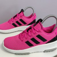 34 Номер Adidas Cloudfoam Racer Адидас маратонки в розово, снимка 2 - Детски маратонки - 40129262