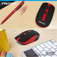 Оптична безжична мишка W551 цветове USB DPI=1600 / Черен, Червен, Син, снимка 3 - Клавиатури и мишки - 36135416