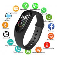 Смарт часовник M4 Band, Bluetooth, Sport smartwatch M4, Smart bracelet, фитнес гривна, снимка 1 - Смарт часовници - 35997188
