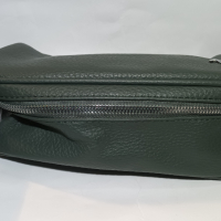 Дамска чанта през рамо - зелена, черна, кафяваа, снимка 2 - Чанти - 44569614