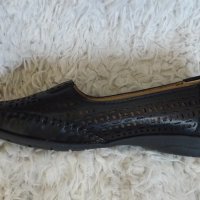 Обувки с перфорация, черни и бели, код 20/ББ2/29, снимка 3 - Дамски ежедневни обувки - 41457869