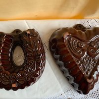 Ретро керамични форми за печене кекс/пудинг, снимка 1 - Форми - 35883595