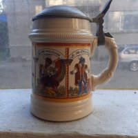Уникална колекционерска немска халба за бира WMF, снимка 2 - Антикварни и старинни предмети - 35895045