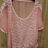 Дамска блуза в нежно розов цвят, снимка 12 - Туники - 35723485