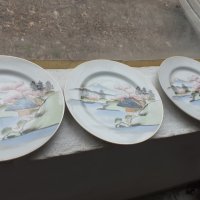 Комплект японски чинии за десерт KUTANI - 6 бр. порцелан, снимка 4 - Антикварни и старинни предмети - 35961290