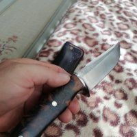 Нож от стомана Д2 закалена на 61hrc с крио. , снимка 7 - Ножове - 41639858