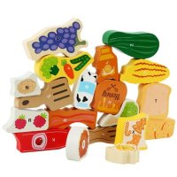 Дървена игра с плодове и зеленчуци, снимка 2 - Други - 41478249