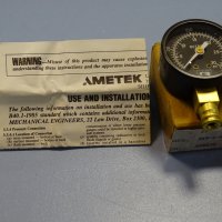 манометър Ametek Ansi B401 Ø42 200kPa, снимка 9 - Резервни части за машини - 36001669