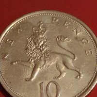 Две монети 1 крона 1962г. Норвегия / 19 нови пенса 1976г. Англия Елизабет втора 34838, снимка 7 - Нумизматика и бонистика - 44322709