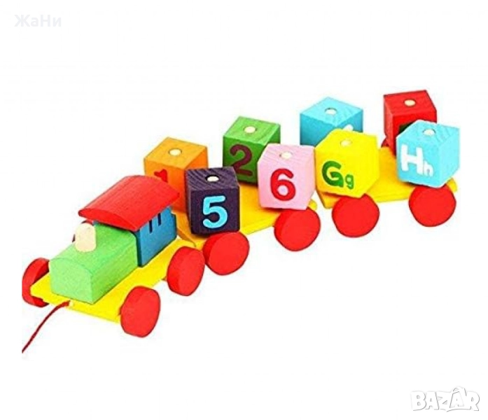 Дървено влакче спомен от детството, снимка 1