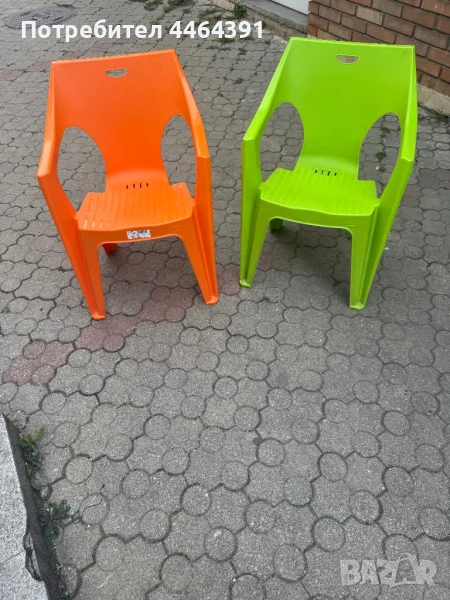 Пластмасови столове , снимка 1