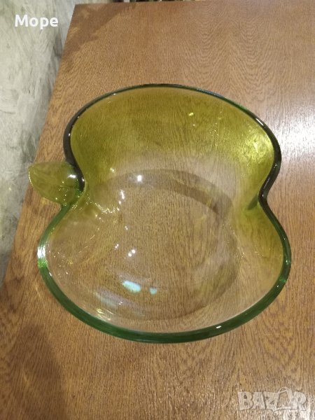 Стъклена купа ябълка , снимка 1