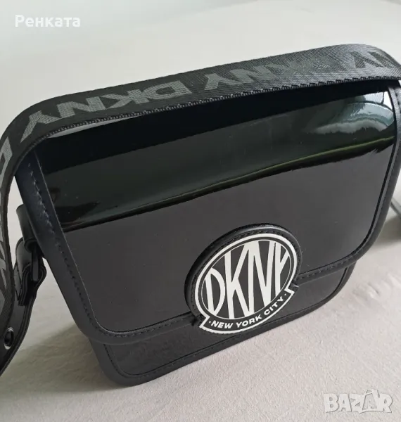 Малка лачена чанта DKNY, снимка 1