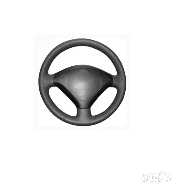 Калъф за волан шиещ 38 см. подходящ за Peugeot 307 (2001-2008), снимка 1