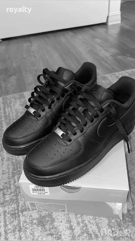 Nike Air Force 1 Черни Дамски Маратонки 36-40 Номер Найк с Кутия , снимка 1