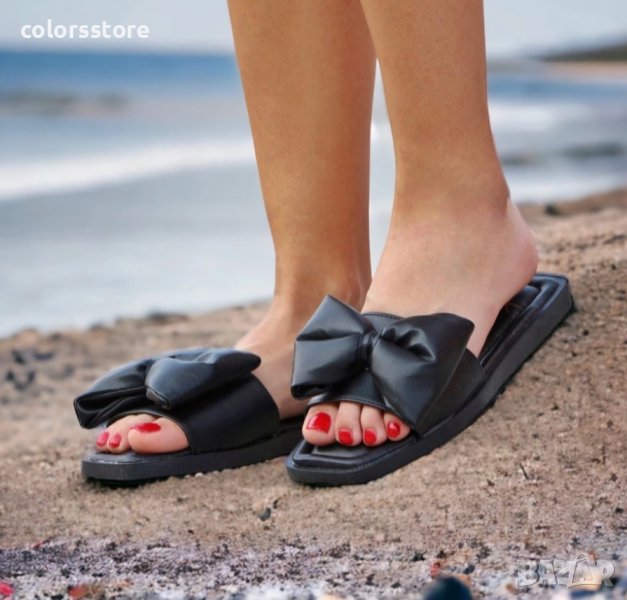 Равни чехли - черна кожа - P3030, снимка 1