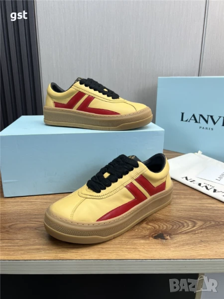 Уникални Редки Lanvin Дизайнерски Унисекс Мъжки дамски обувки Сникърси Маратонки, снимка 1