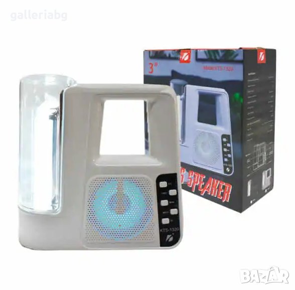 Тонколона KTS-1320 с блутот и вграден фенер, снимка 1