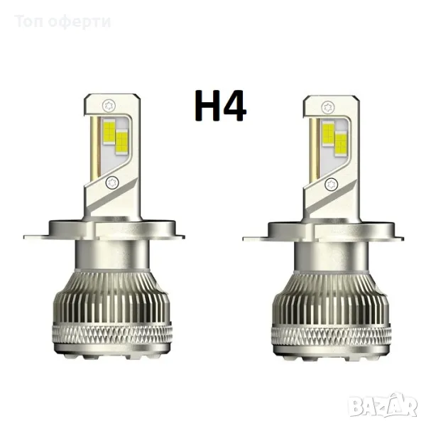 Диодни крушки Мотохама Х16 - H4 - 12V с вградена охлаждаща система, снимка 1