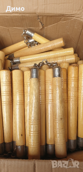 Нунджако дървени дръжки, снимка 1