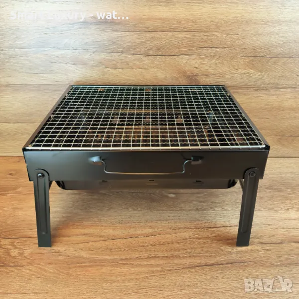 Преносимо барбекю грил на дървени въглища, снимка 1