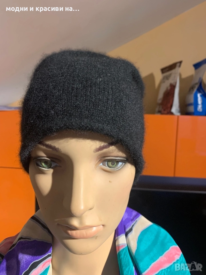 Кашмирена шапка Zara, one size, снимка 1