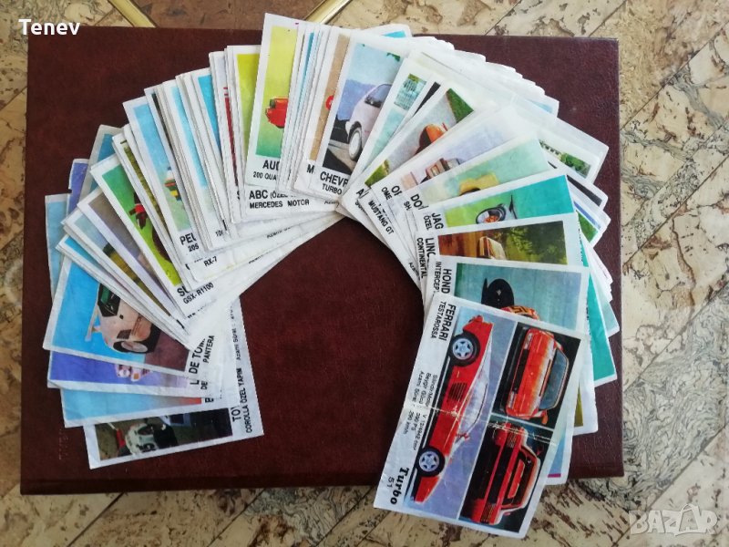 Картинки от дъвки Турбо /51- 120/- серия 68 бр., снимка 1