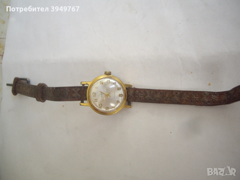 Стар руски позлатен часовник., снимка 1