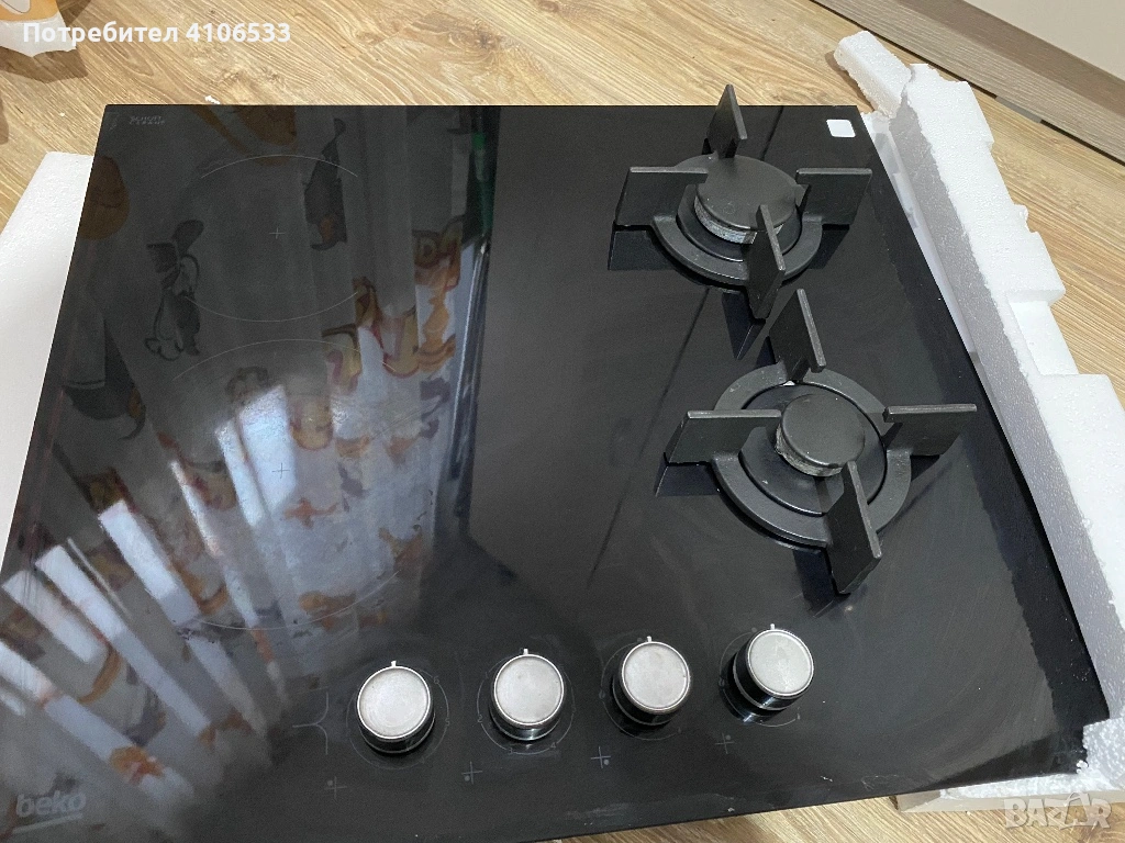 Комбиниран керамичен плот за вграждане, снимка 1