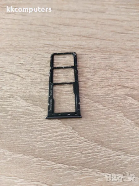 SIM / MicroSD държач /Черен/ за Samsung A51 / A515 / A71 / A715 Баркод : 114637, снимка 1
