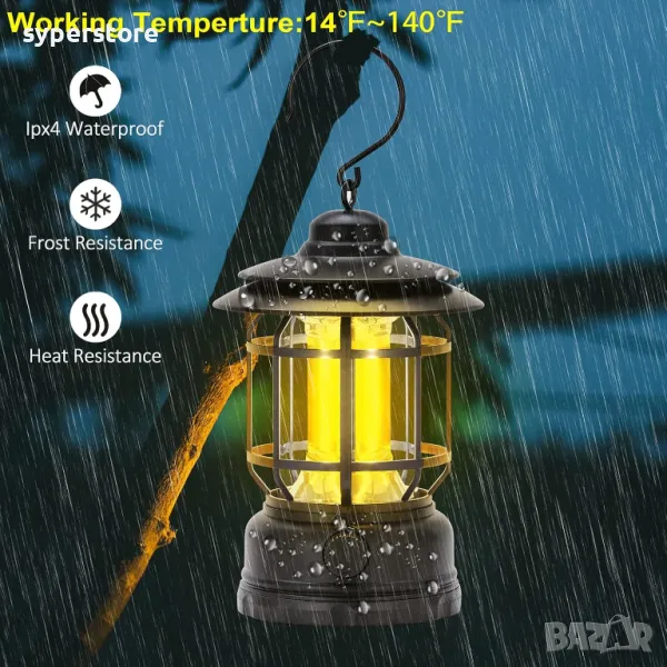 Лампа за къмпинг, с акумулаторна батерия Digital One SP01063, къмпинг лампа, снимка 1