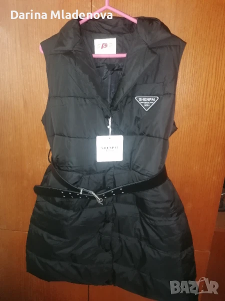 шушляков елек с кожен колан, снимка 1