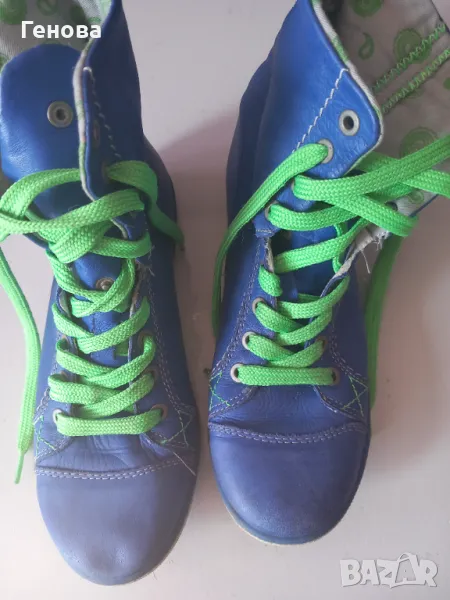 Детски високи кожени кецове, снимка 1